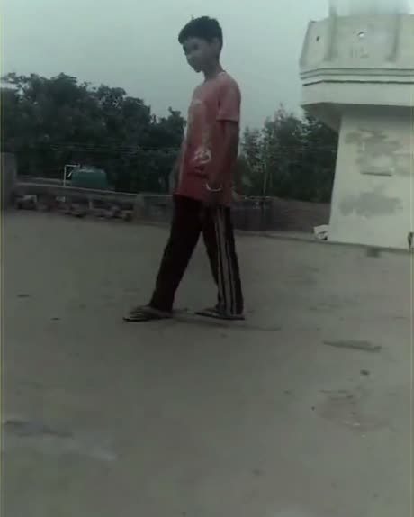 Vansh walking outdoors